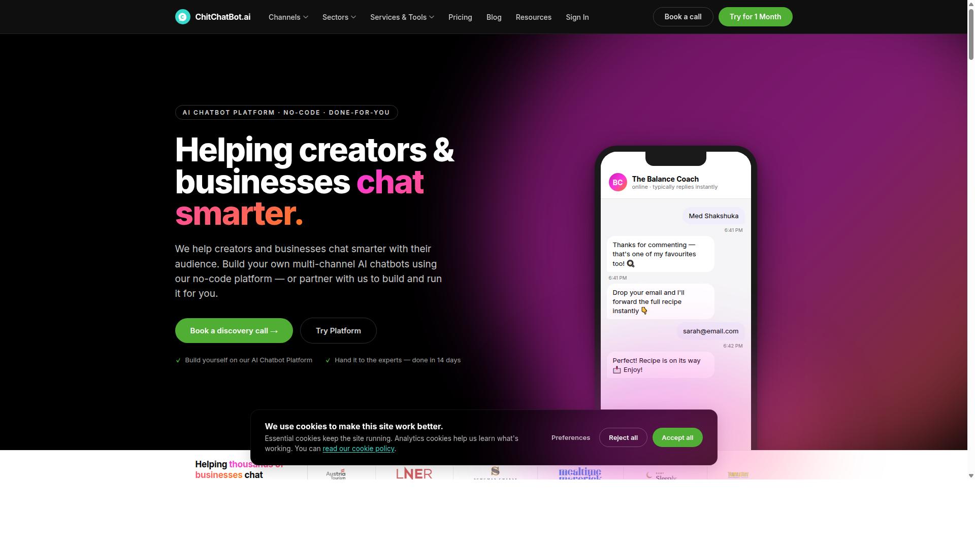 Com.bot for WhatsApp Broadcast Messages in 2026 website